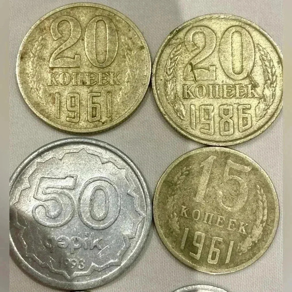 🏵️🪙 Vintage coins 🪙 collection 🏵️🪙 USSR and Azerbaijan  🇦🇿 USSR timing - Picture 4 of 5